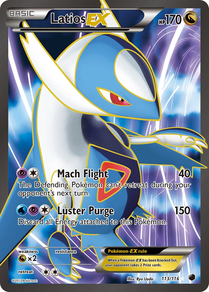Latios EX Pokémon card