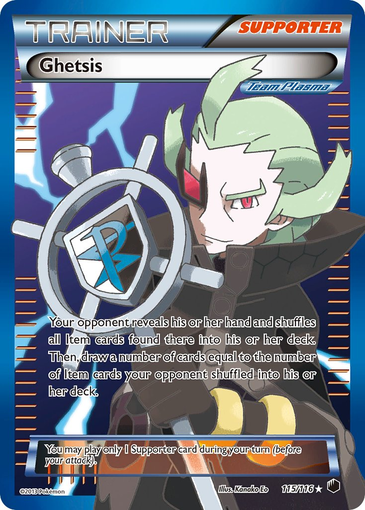 Ghetsis Pokémon card