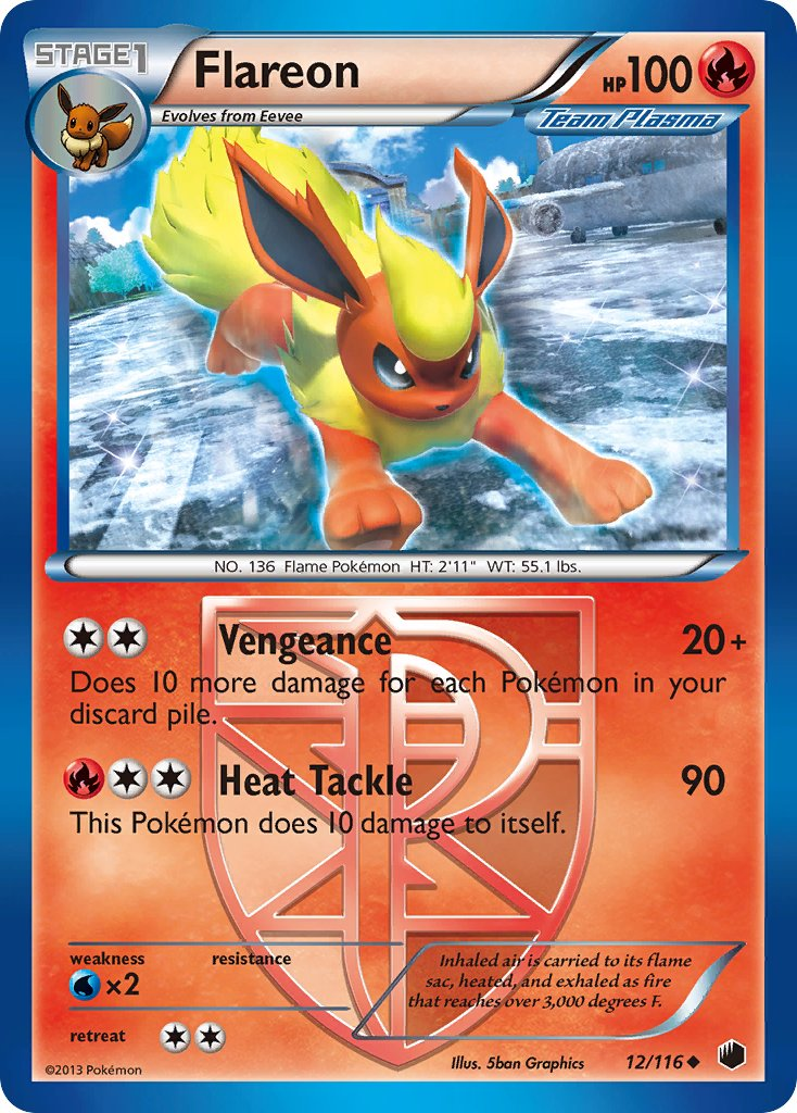 Flareon Pokémon card