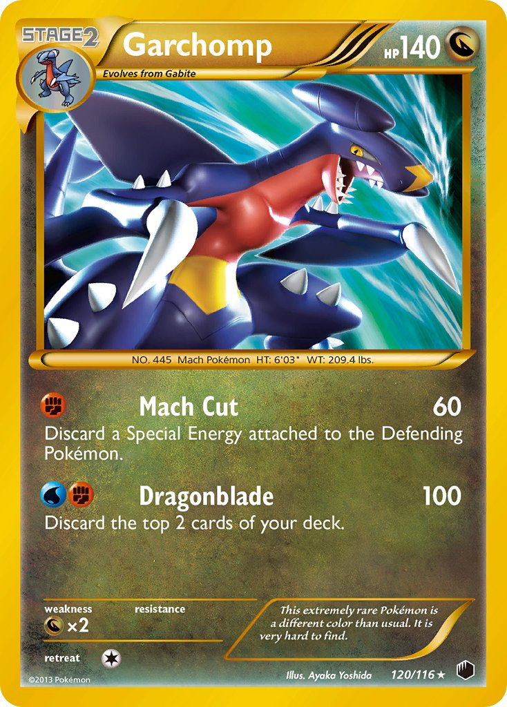 Garchomp Pokémon card