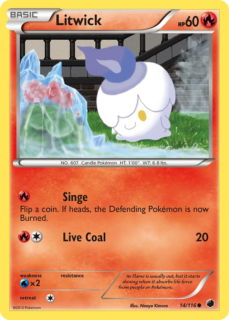 Litwick Pokémon card