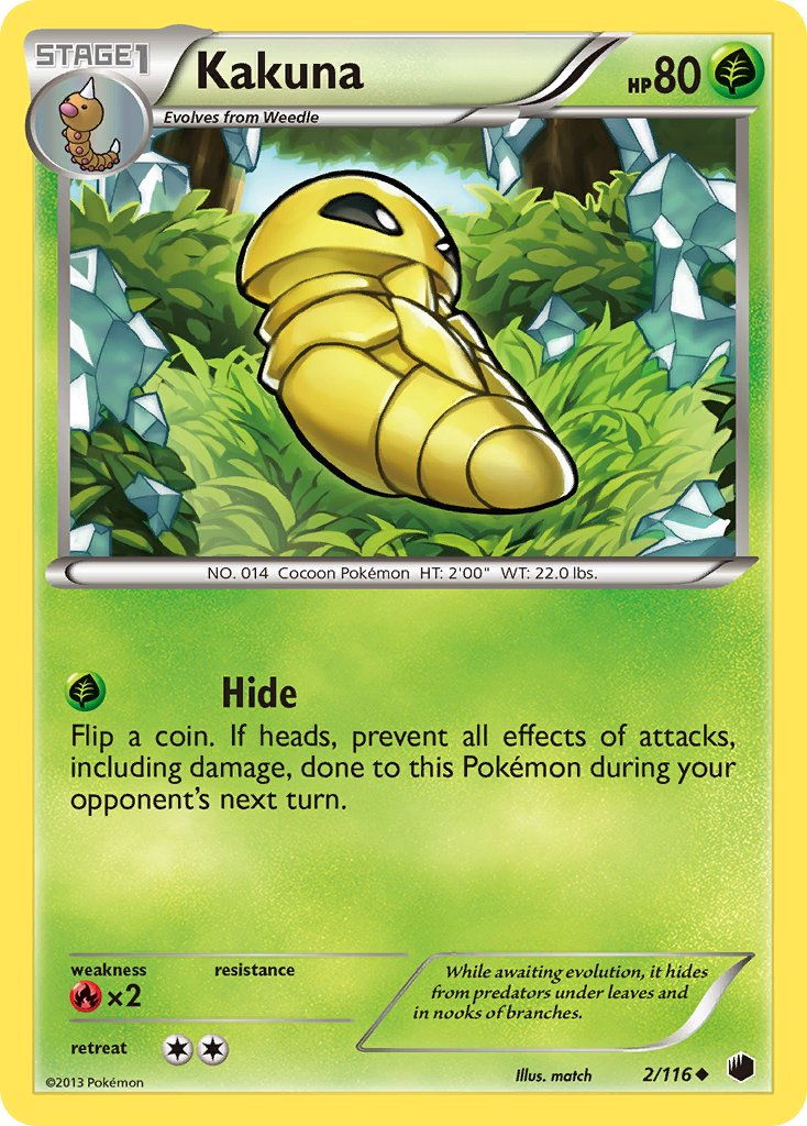 Kakuna Pokémon card