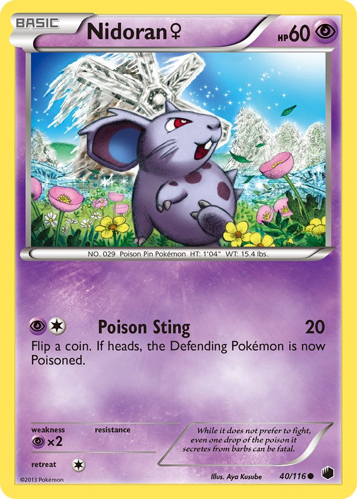 Nidoran♀ Pokémon card