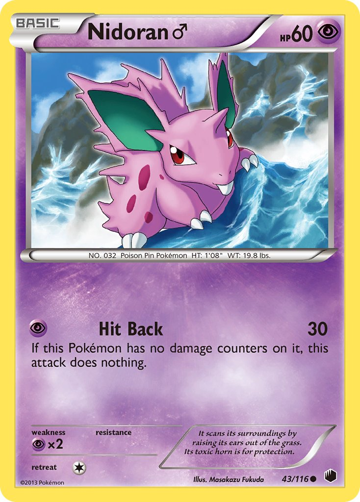 Nidoran♂ Pokémon card