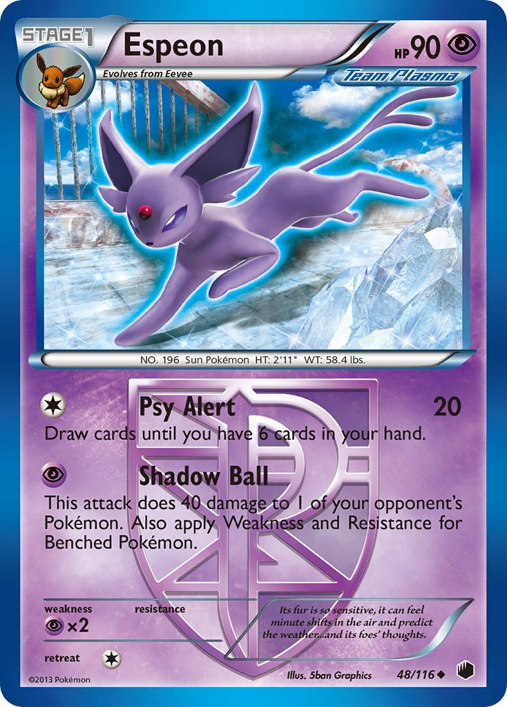 Espeon Pokémon card