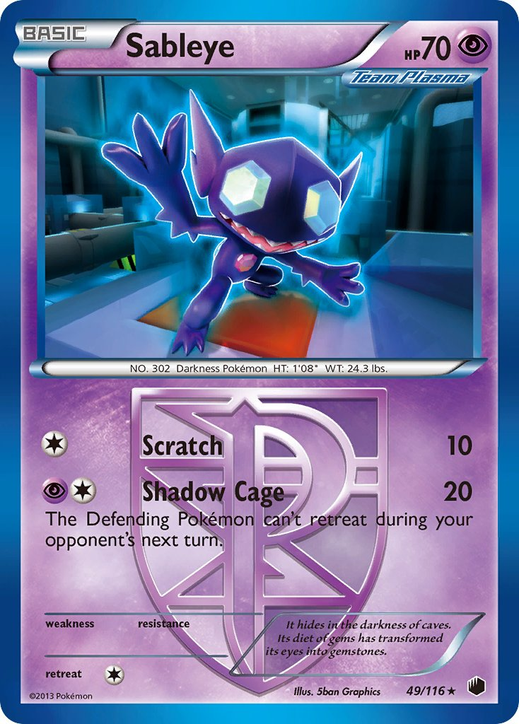Sableye Pokémon card