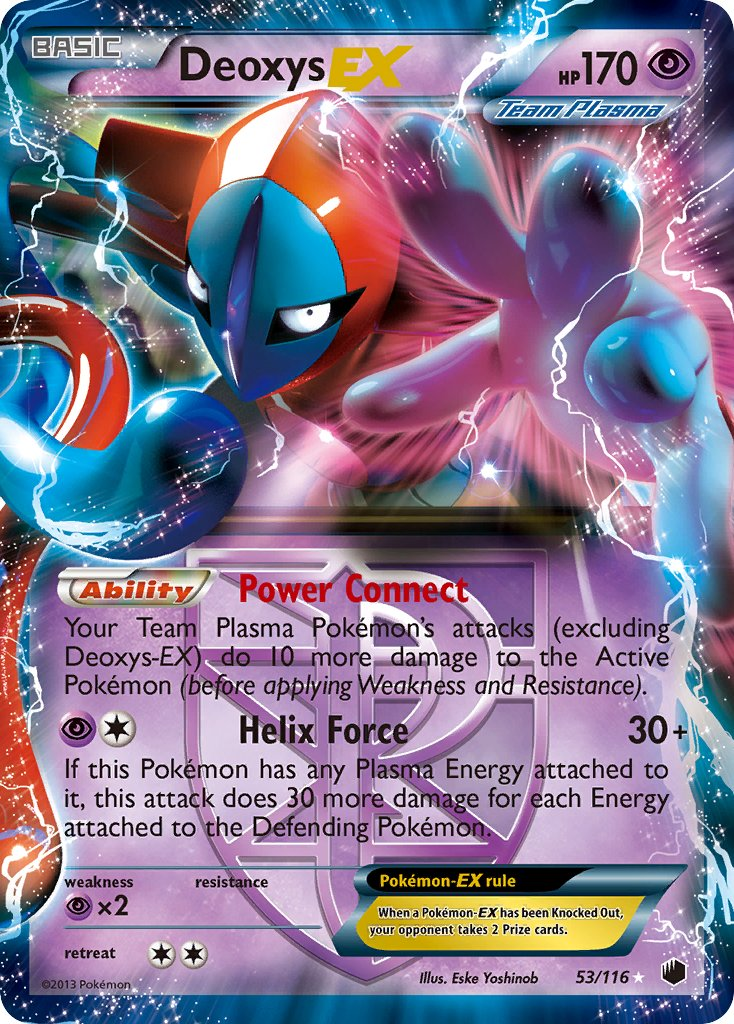 Deoxys EX Pokémon card