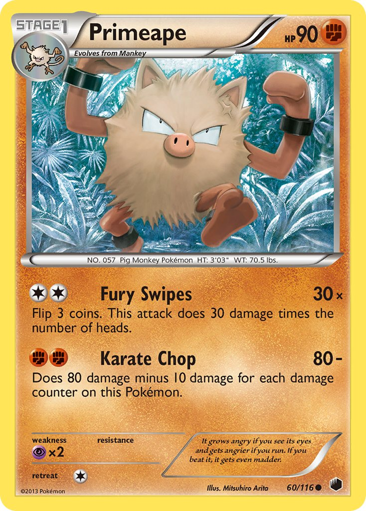 Primeape Pokémon card