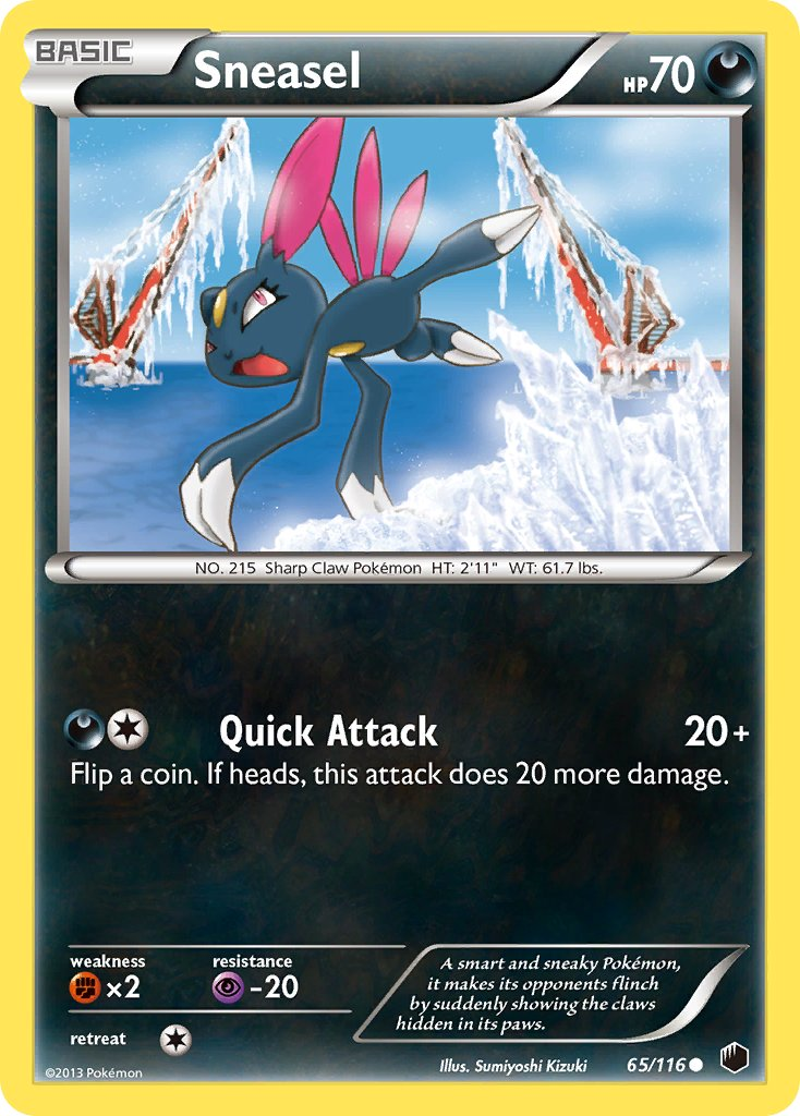 Sneasel Pokémon card