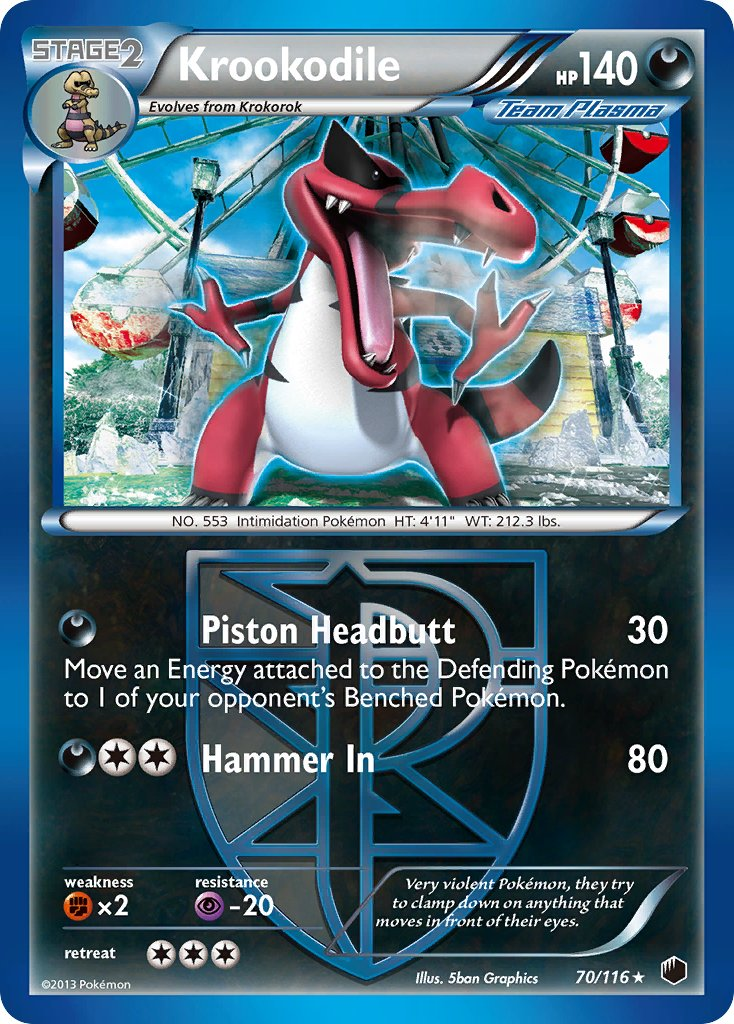 Krookodile Pokémon card