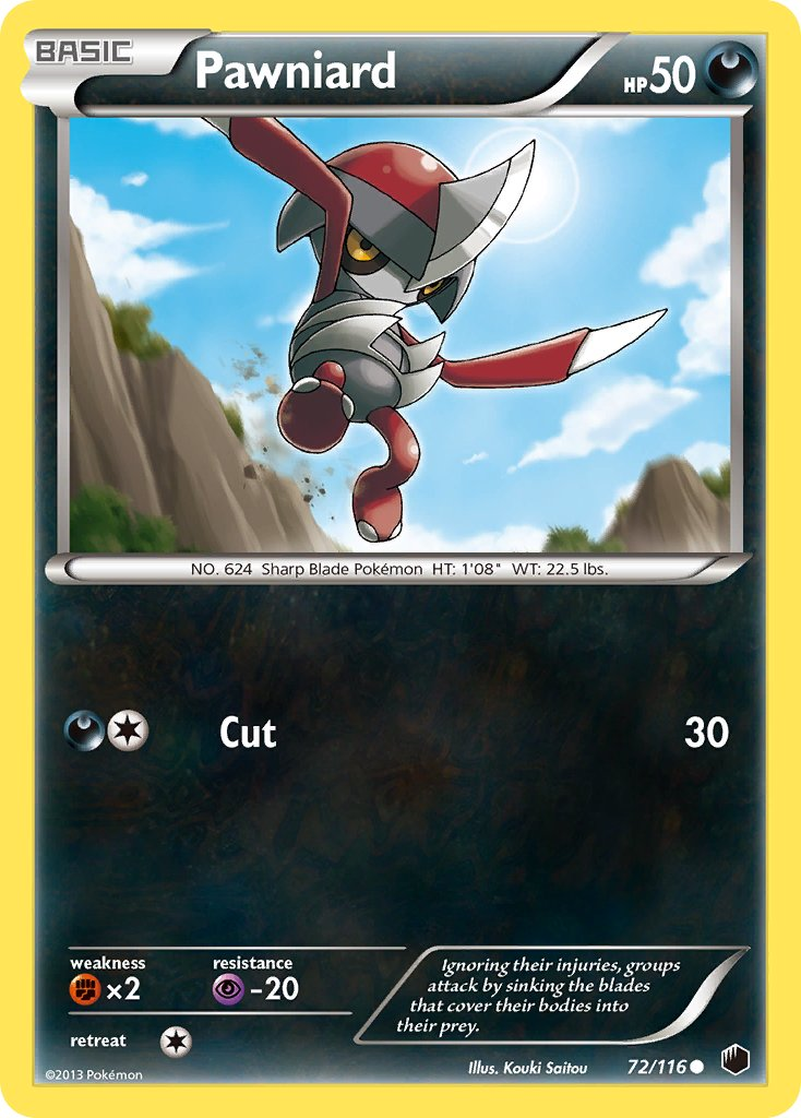 Pawniard Pokémon card