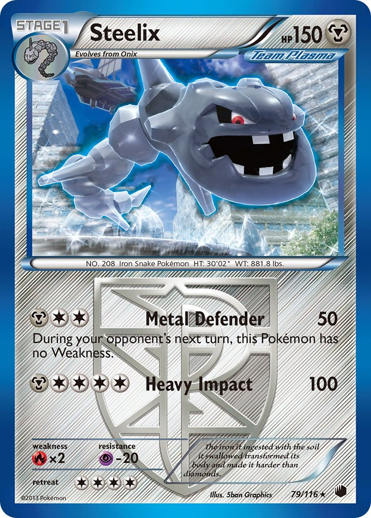 Steelix Pokémon card