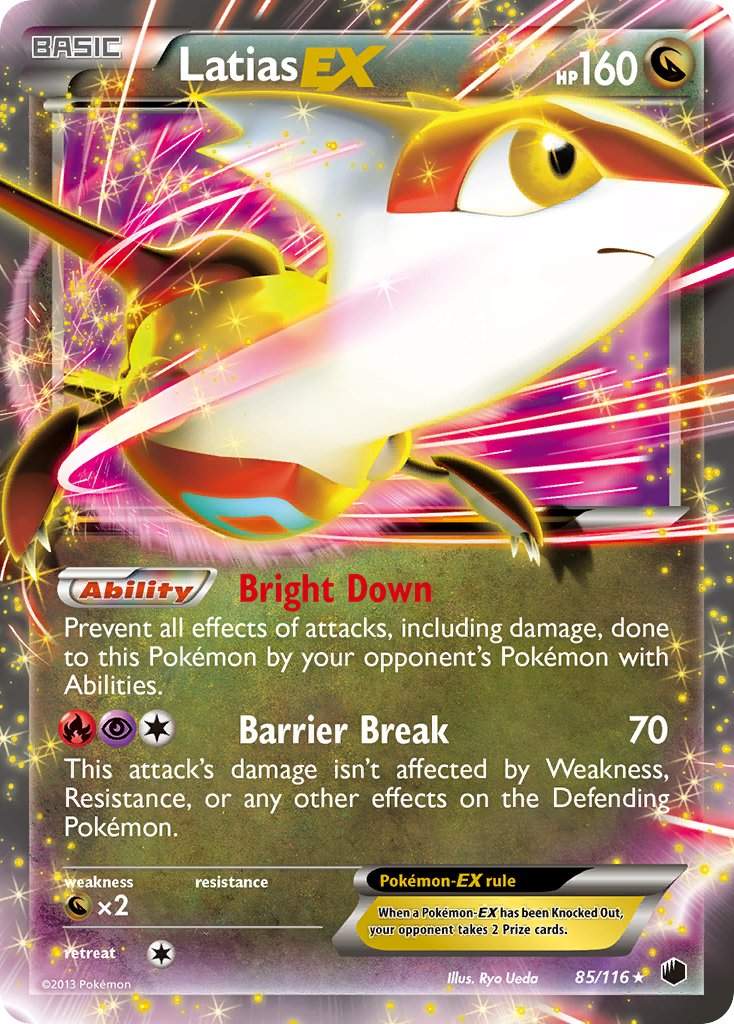 Latias EX Pokémon card