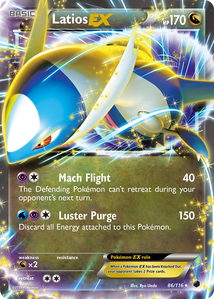 Latios EX Pokémon card