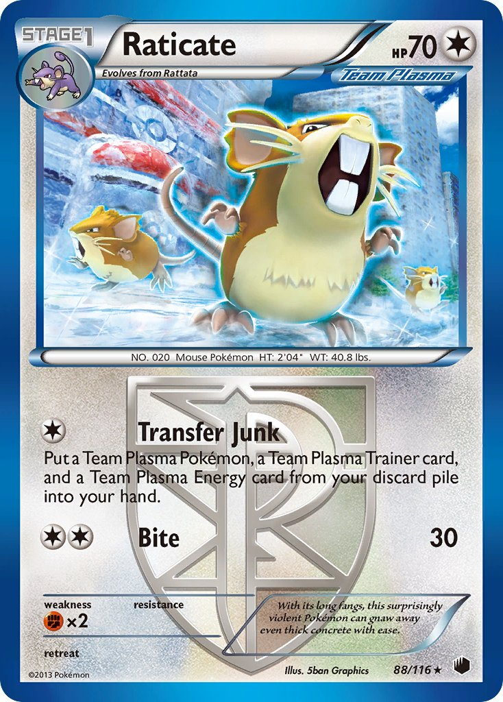 Raticate Pokémon card