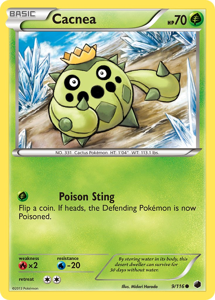 Cacnea Pokémon card