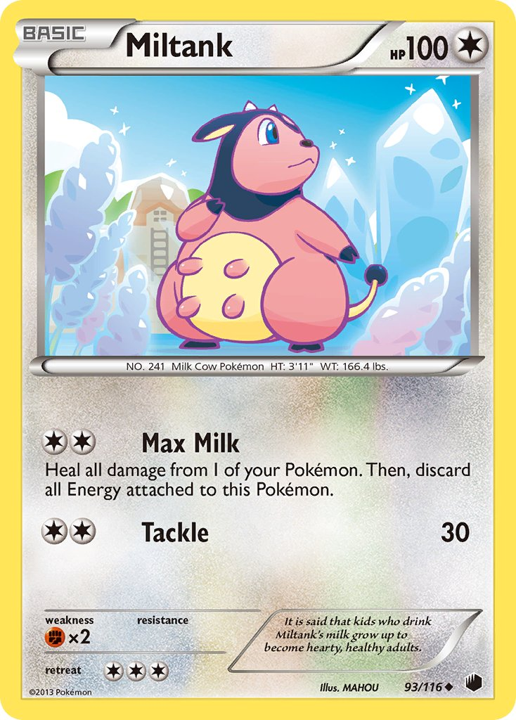 Miltank Pokémon card