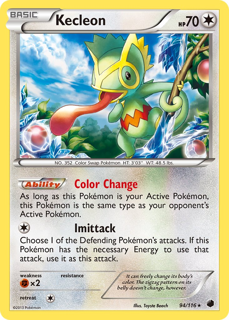 Kecleon Pokémon card