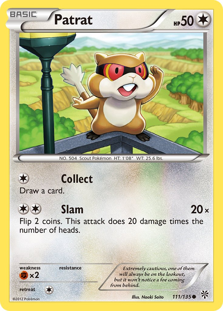 Patrat Pokémon card