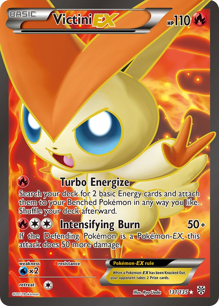 Victini EX Pokémon card