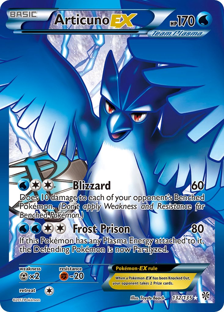 Articuno EX Pokémon card