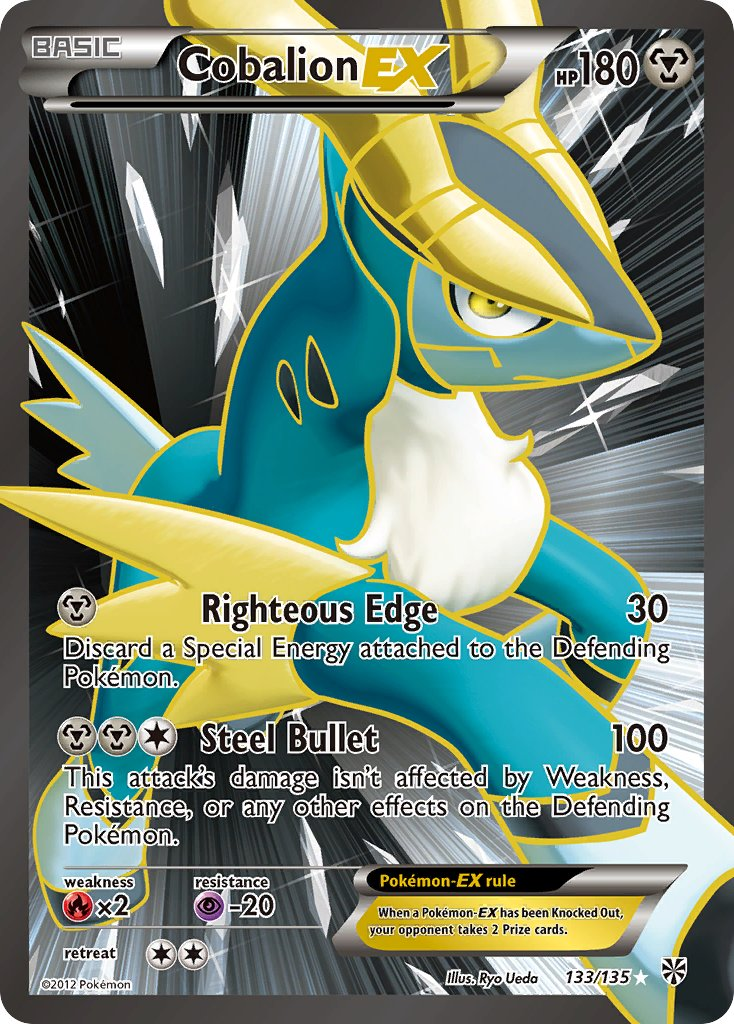 Cobalion EX Pokémon card