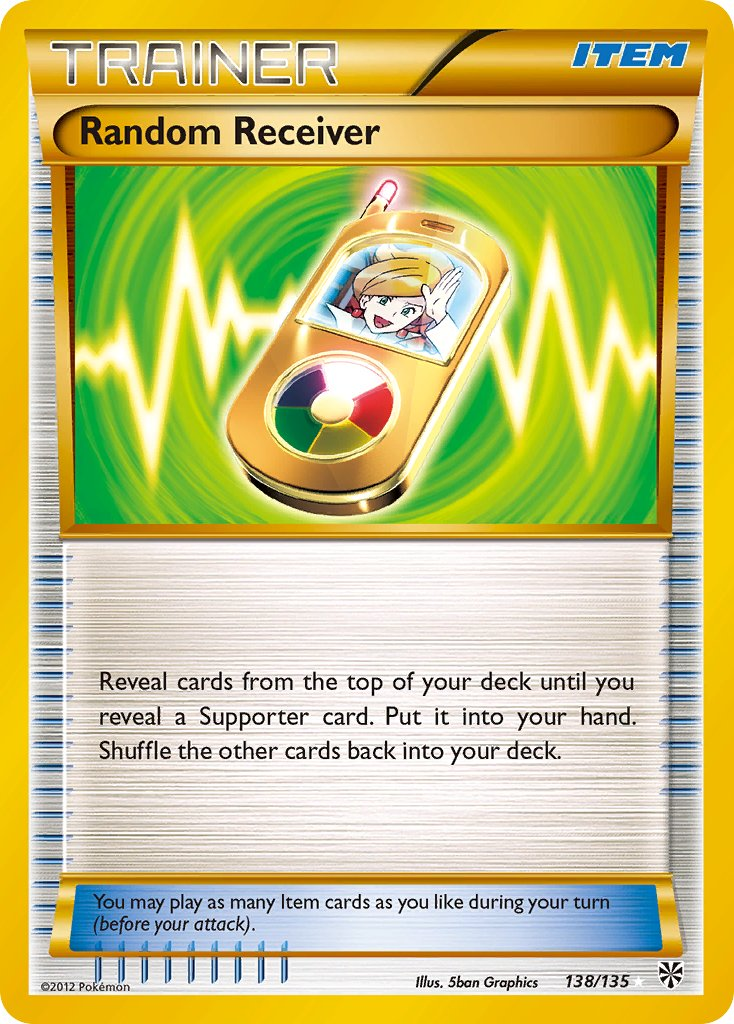 Random Receiver Pokémon card