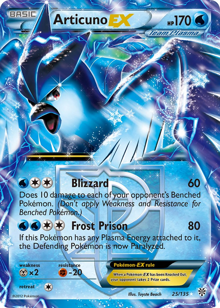 Articuno EX Pokémon card