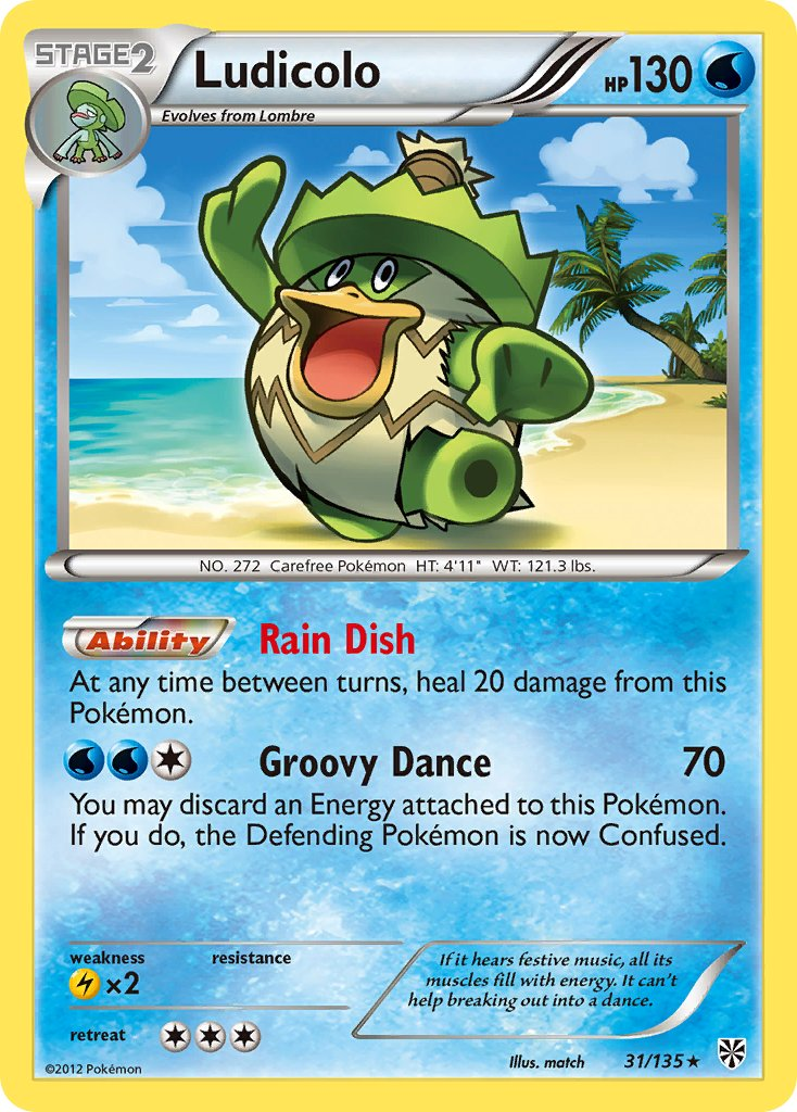 Ludicolo Pokémon card