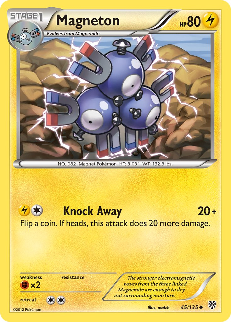 Magneton Pokémon card