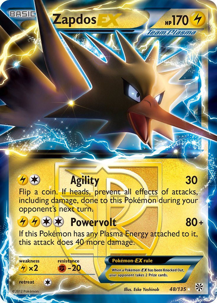 Zapdos EX Pokémon card