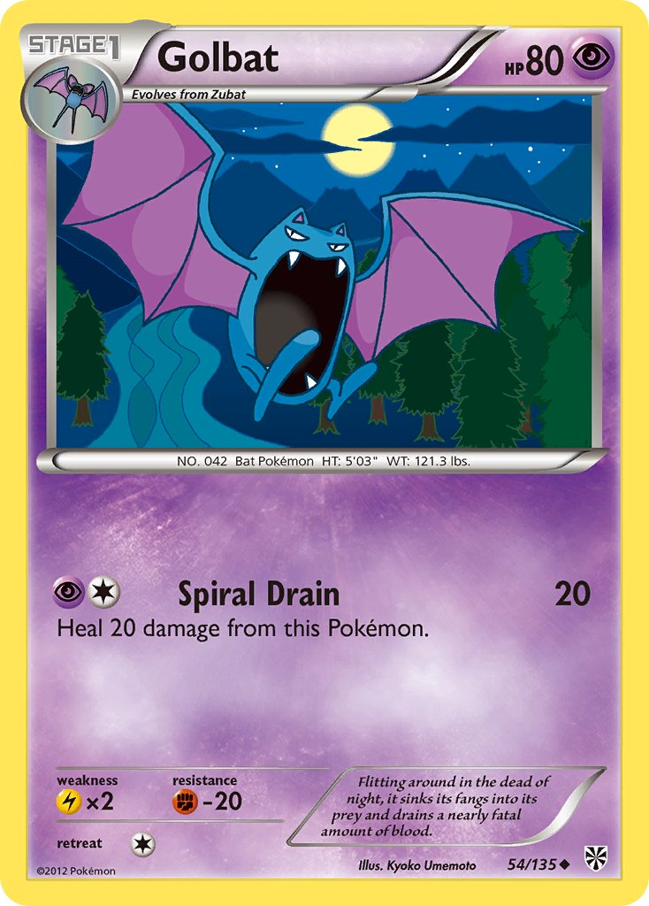 Golbat Pokémon card