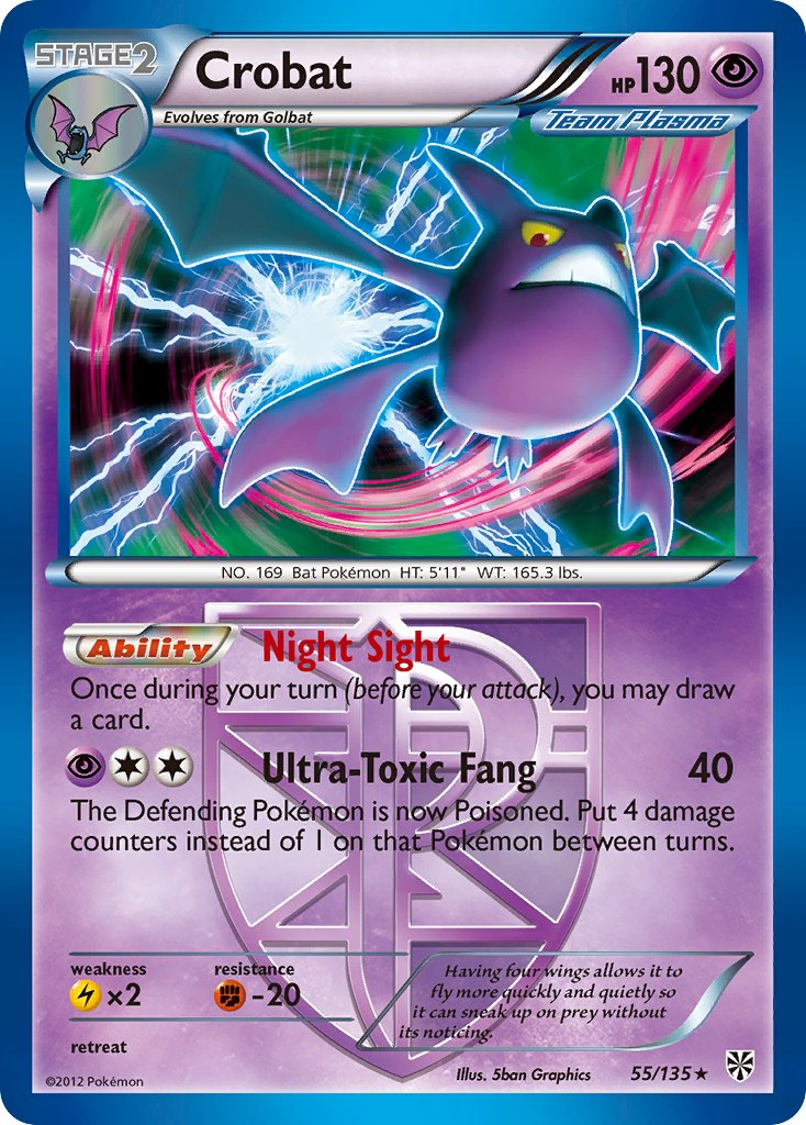 Crobat Pokémon card