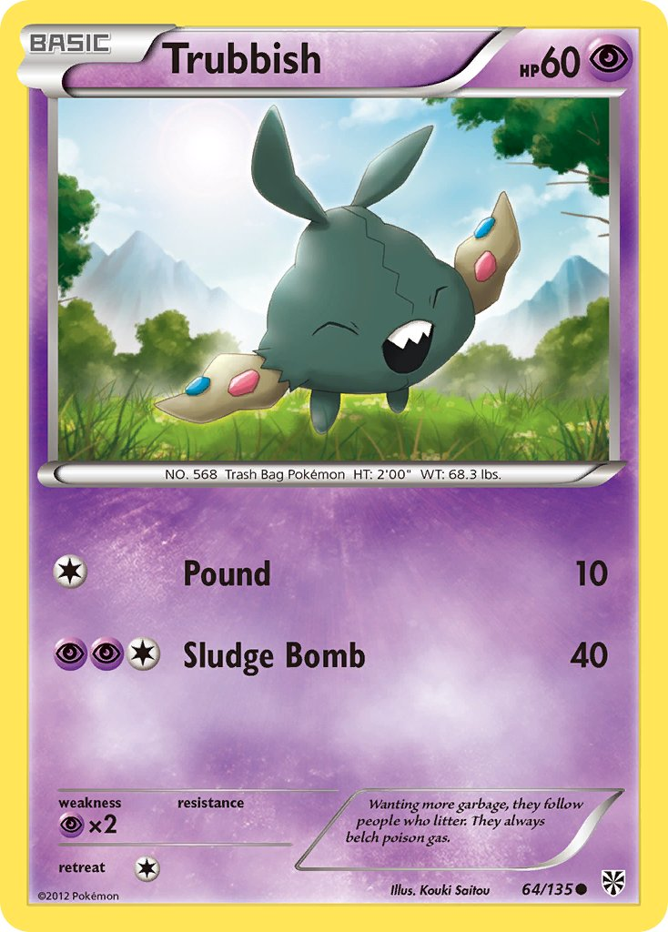 Trubbish Pokémon card
