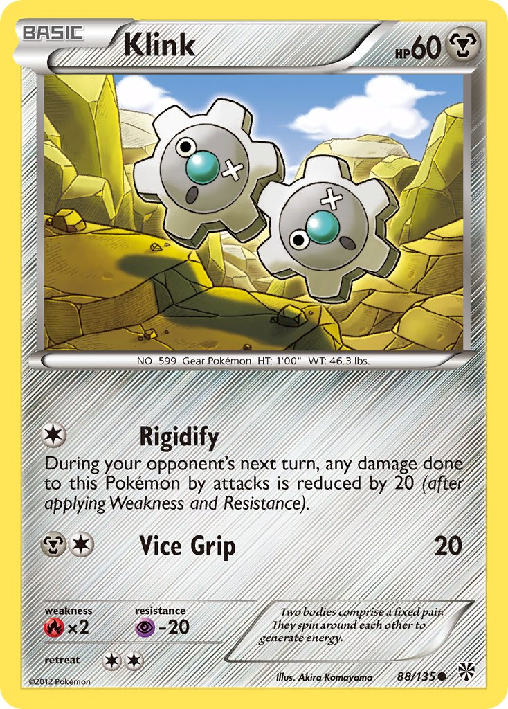 Klink Pokémon card