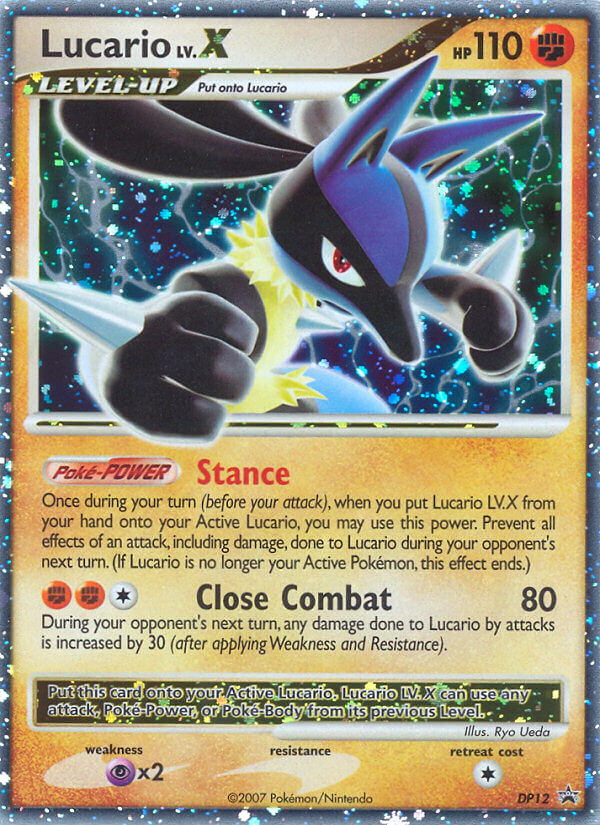 Lucario LV.X Pokémon card