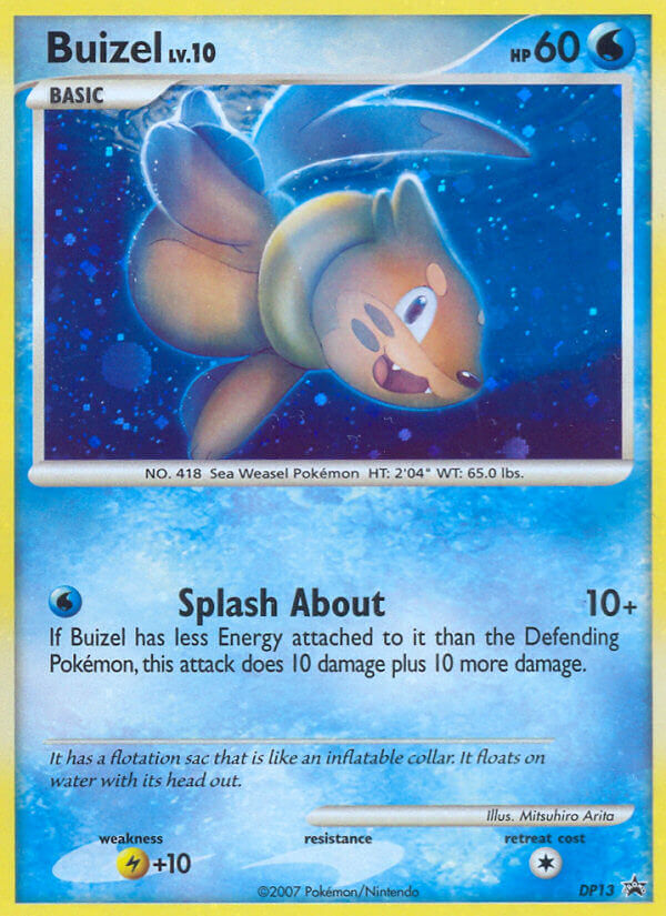 Buizel Pokémon card