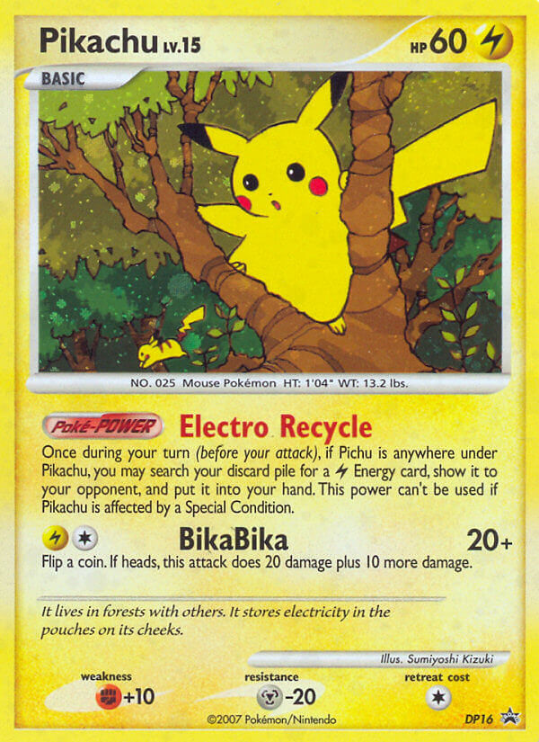 Pikachu Pokémon card