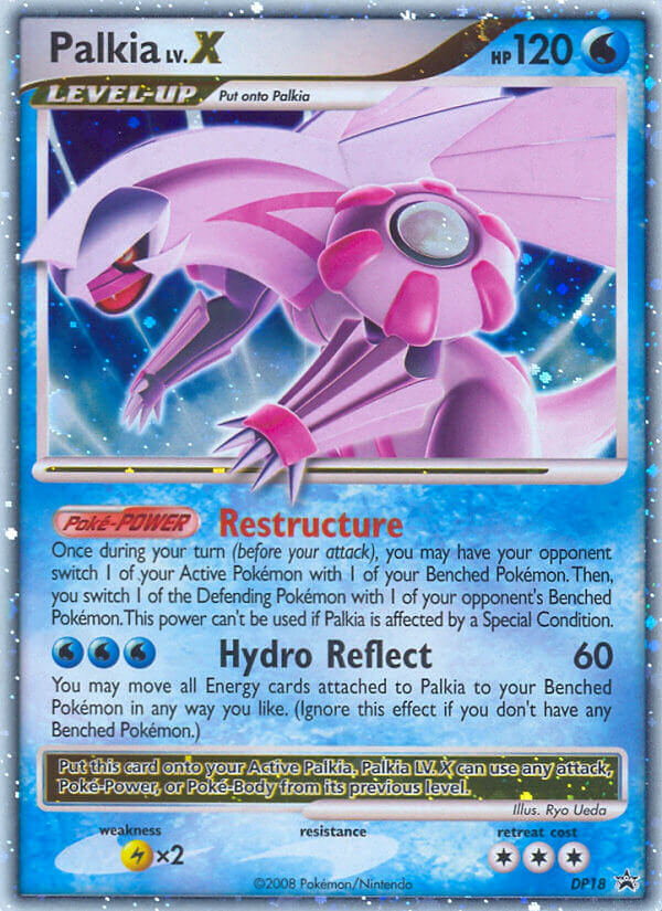 Palkia LV.X Pokémon card