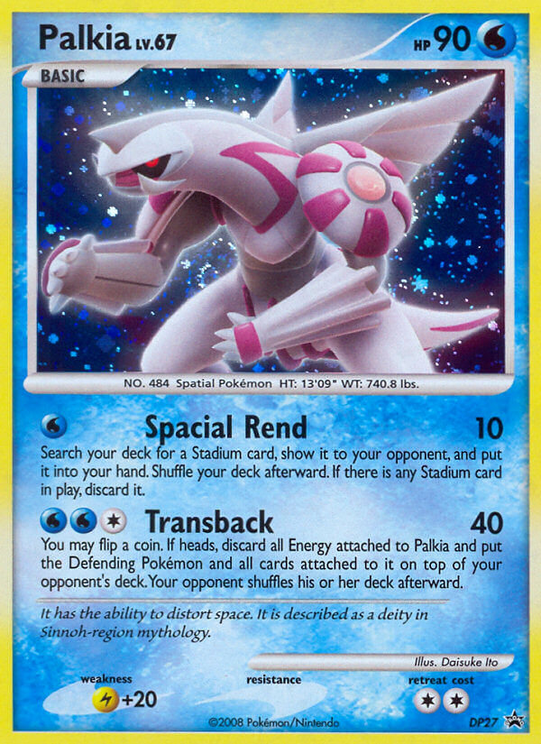 Palkia Pokémon card