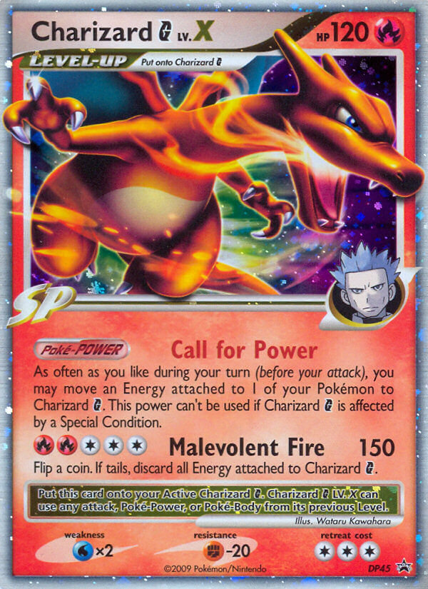 Charizard G LV.X Pokémon card