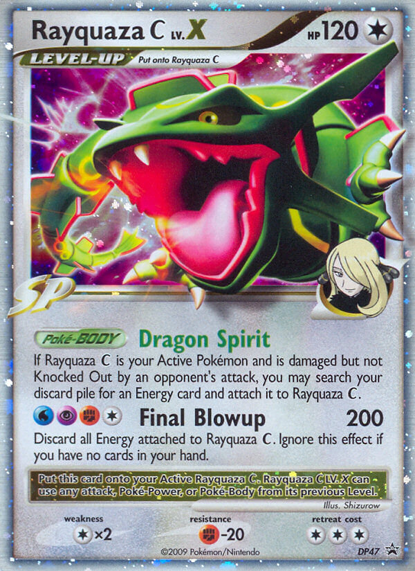 Rayquaza C LV.X Pokémon card