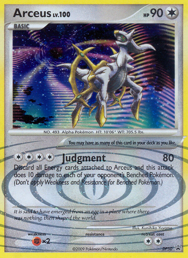 Arceus Pokémon card