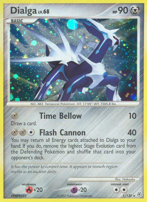 Dialga Pokémon card