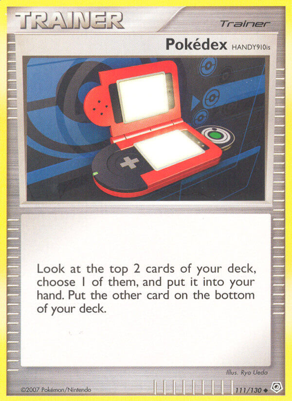 Pokédex HANDY910is Pokémon card