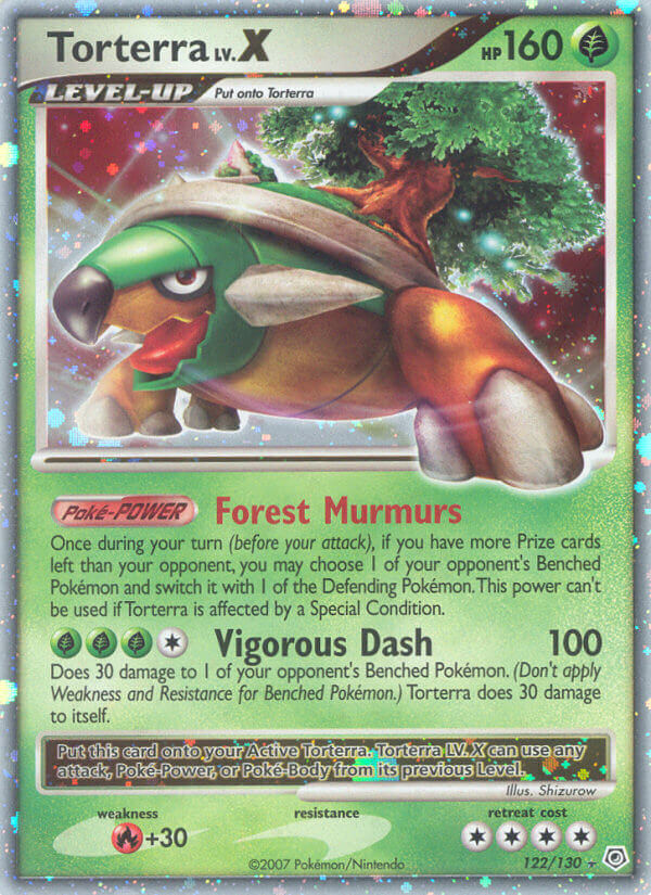 Torterra LV.X Pokémon card