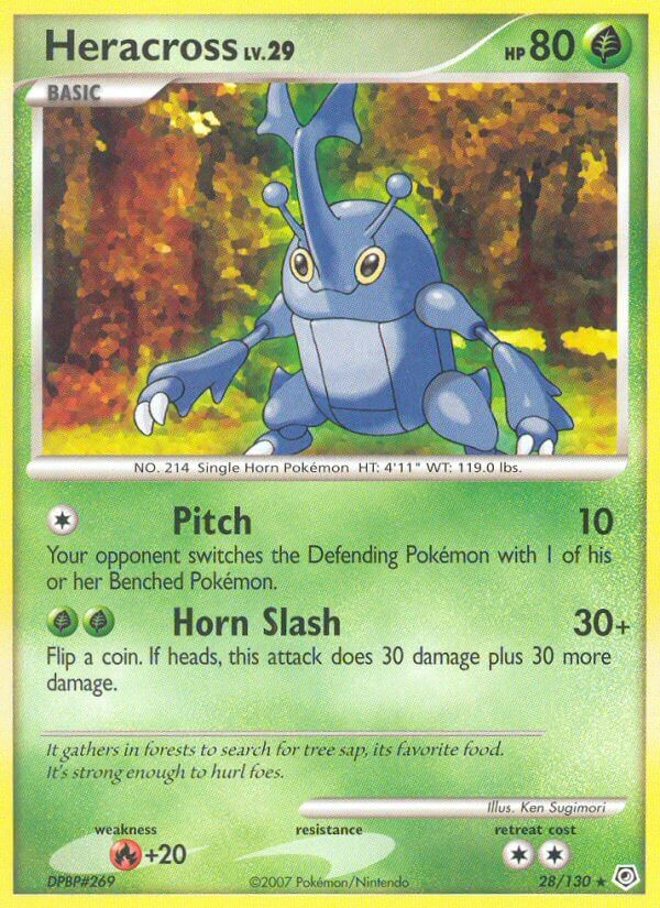 Heracross Pokémon card