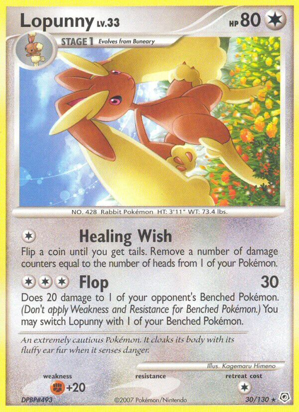 Lopunny Pokémon card