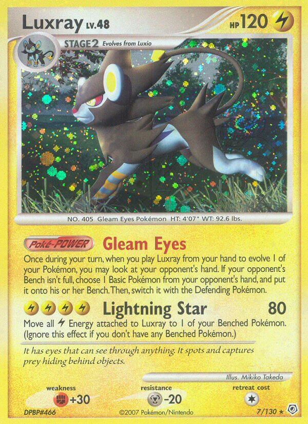 Luxray Pokémon card