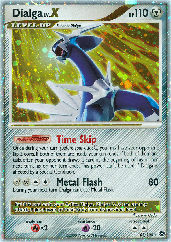 Dialga LV.X Pokémon card